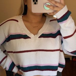 Pacsun Boxy knit crop sweater